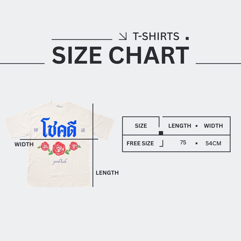 CHOKDEE MUAY THAI OVERSIZED T-SHIRT ''GOOD LUCK EDITION''