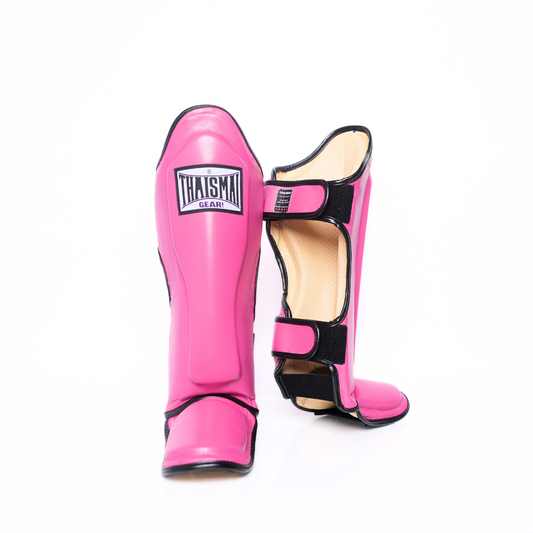 THAISMAI [LP184] Muay Thai Shin Guards Pink