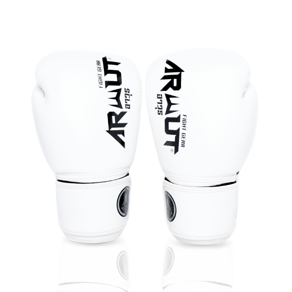 ARWUT [BG5] ''THE ASCENT'' MUAY THAI BOXING GLOVES WHITE