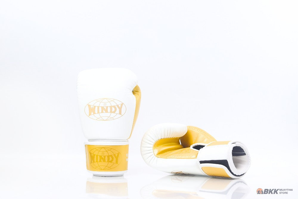 Windy [BGVH] Boxing Gloves White/Gold