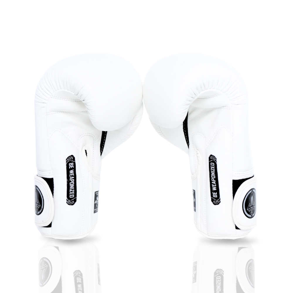 ARWUT [BG5] ''THE ASCENT'' MUAY THAI BOXING GLOVES WHITE