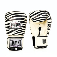 ThaiSmai [FBG124-Zebra] Muay Thai Boxing Gloves
