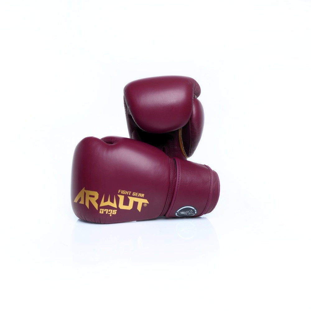 ARWUT [BG5] ''THE ASCENT'' MUAY THAI BOXING GLOVES CRIMSON RED