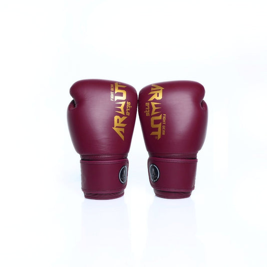 ARWUT [BG5] ''THE ASCENT'' MUAY THAI BOXING GLOVES CRIMSON RED