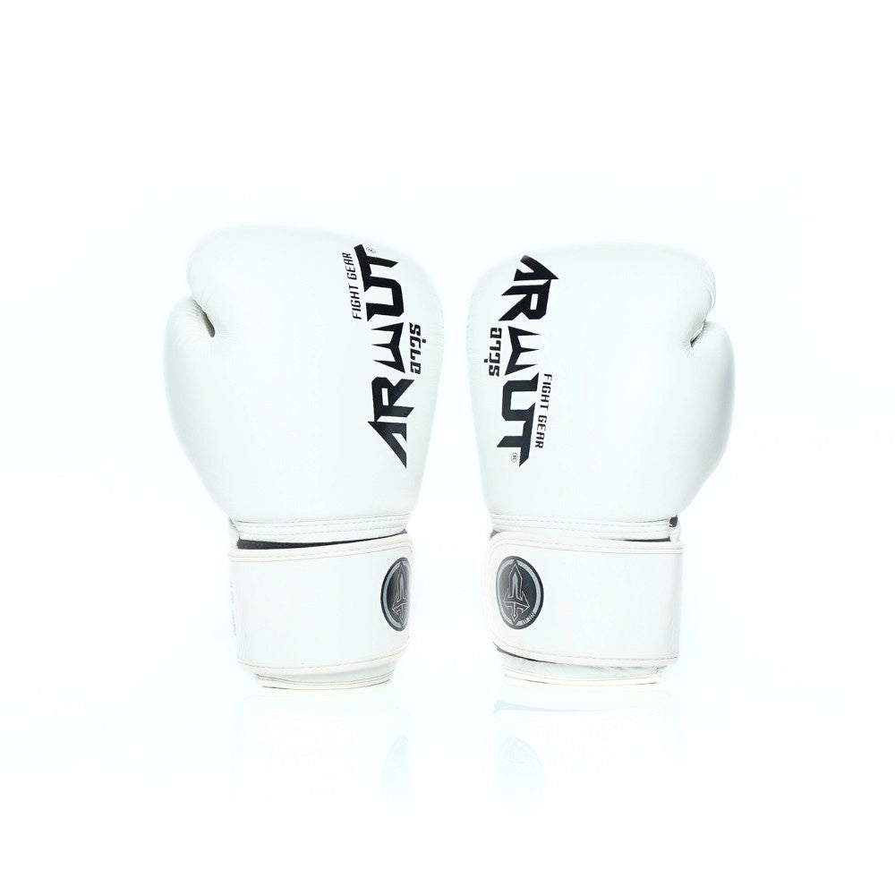 ARWUT [BG5] ''THE ASCENT'' MUAY THAI BOXING GLOVES WHITE