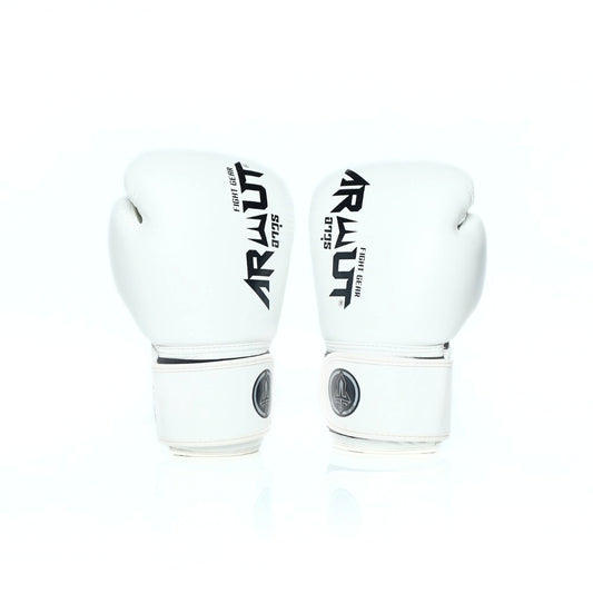 ARWUT [BG5] ''THE ASCENT'' MUAY THAI BOXING GLOVES WHITE