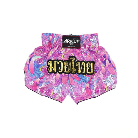 ARWUT [S002] "TRIPPY SHROOMS" Edition Muay Thai Shorts
