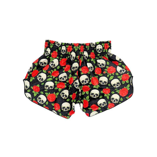 ARWUT [S005] "GOTHIC SKULLS & ROSES" Edition Muay Thai Shorts