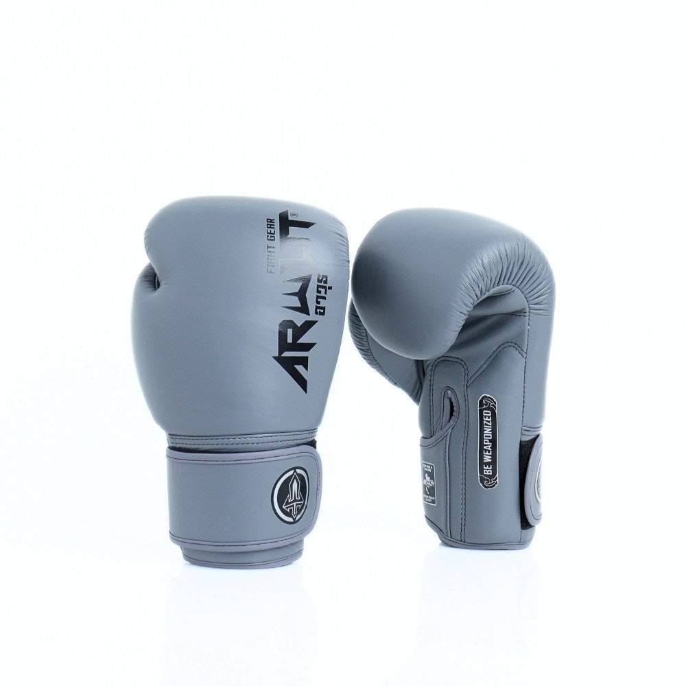 ARWUT [BG5] ''THE ASCENT'' MUAY THAI BOXING GLOVES IRON GREY