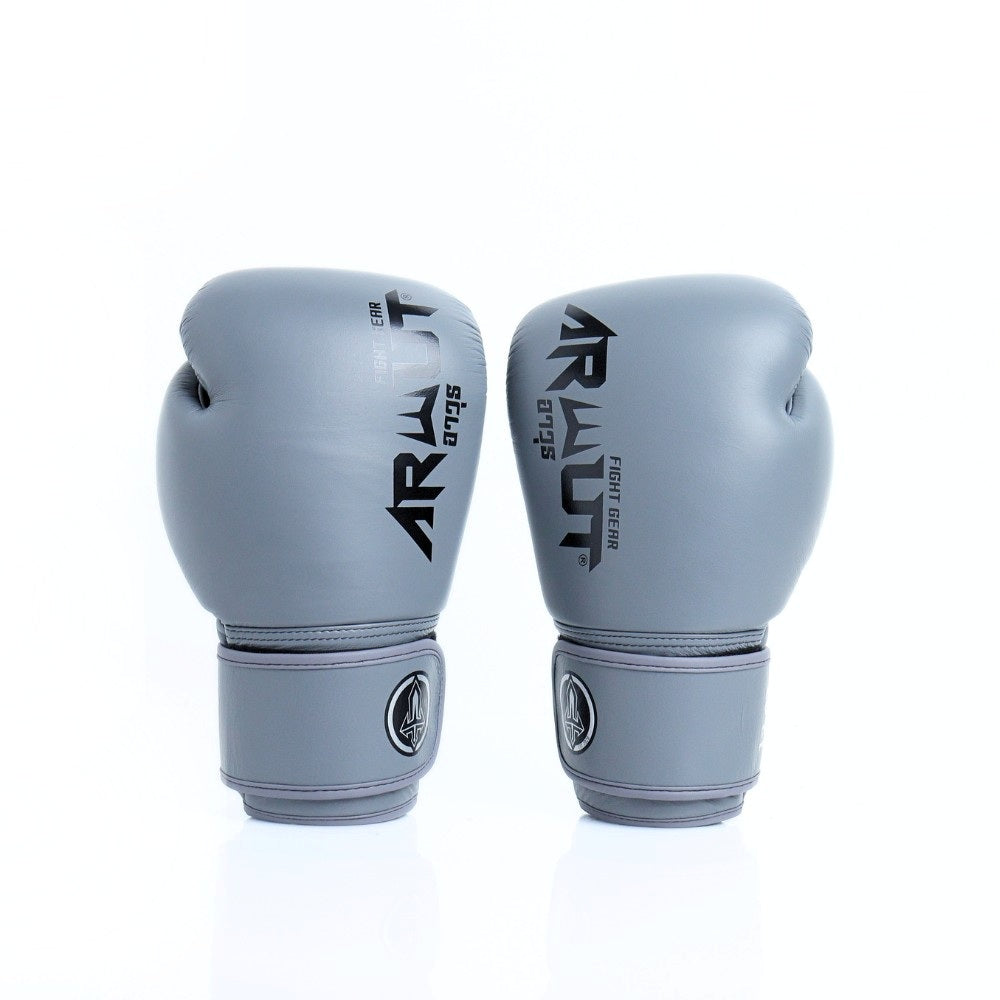 ARWUT [BG5] ''THE ASCENT'' MUAY THAI BOXING GLOVES IRON GREY