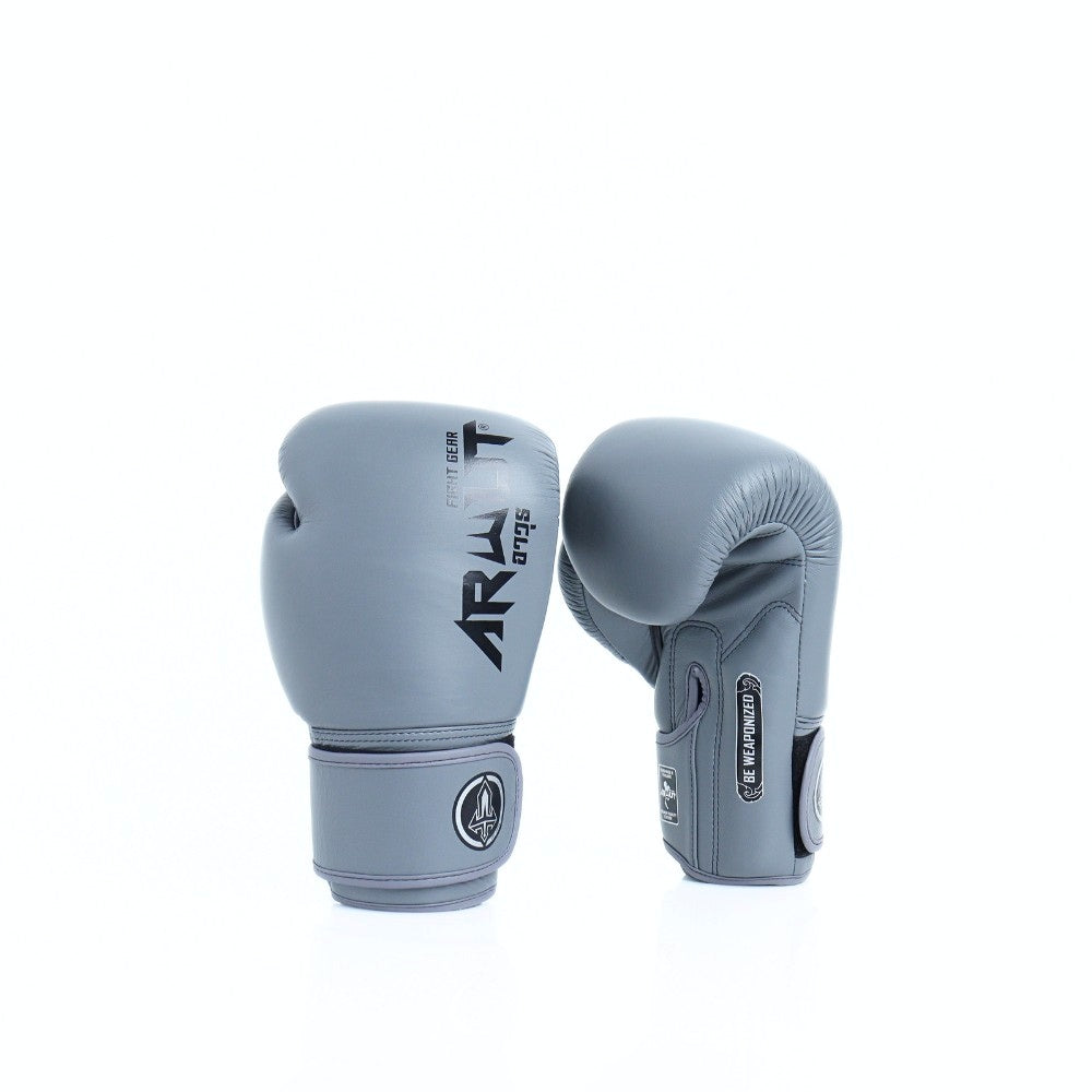 ARWUT [BG5] ''THE ASCENT'' MUAY THAI BOXING GLOVES IRON GREY