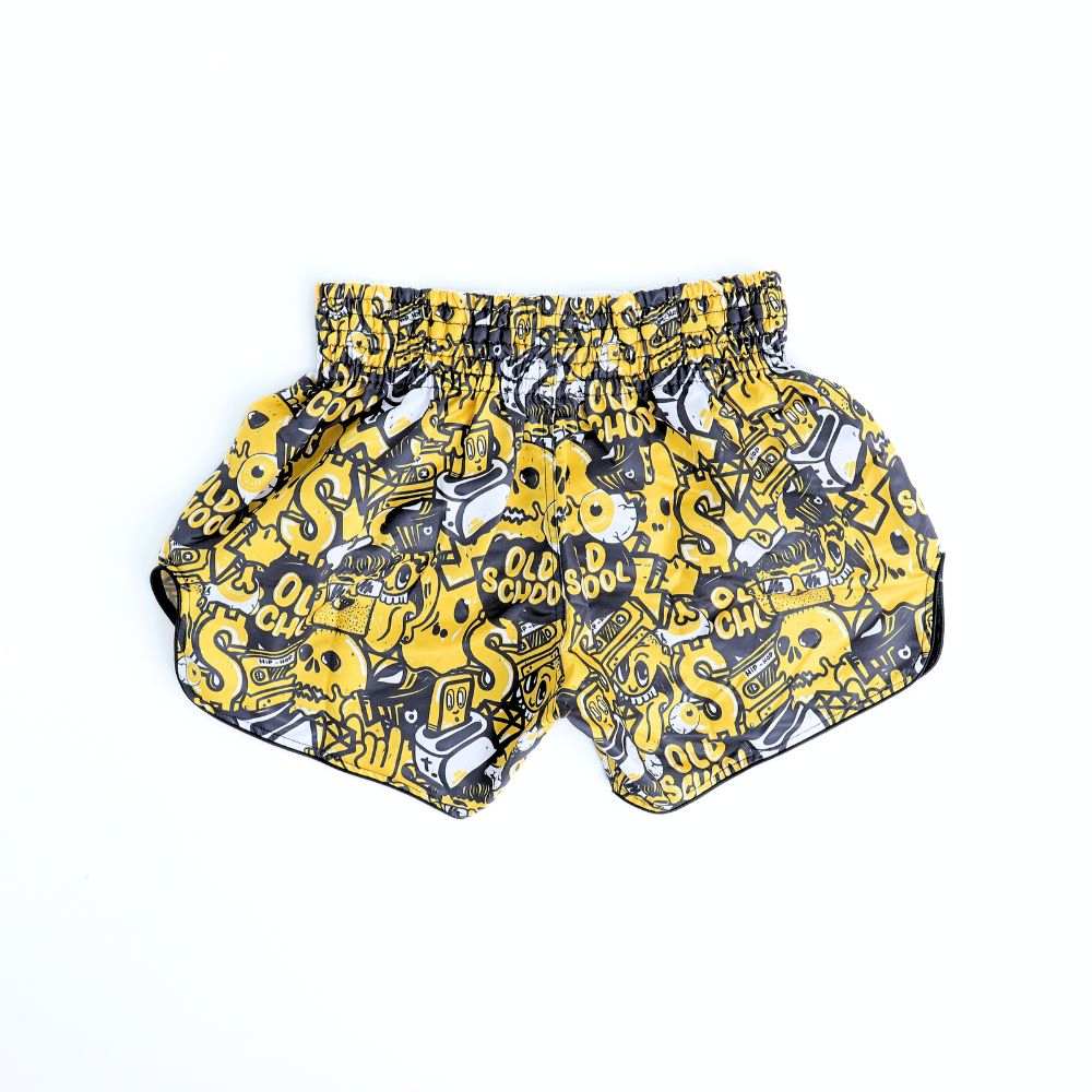 ARWUT [S003] "OLD SCHOOL GRAFFITI" Edition Muay Thai Shorts