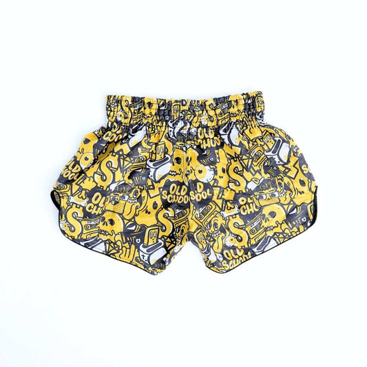 ARWUT [S003] "OLD SCHOOL GRAFFITI" Edition Muay Thai Shorts