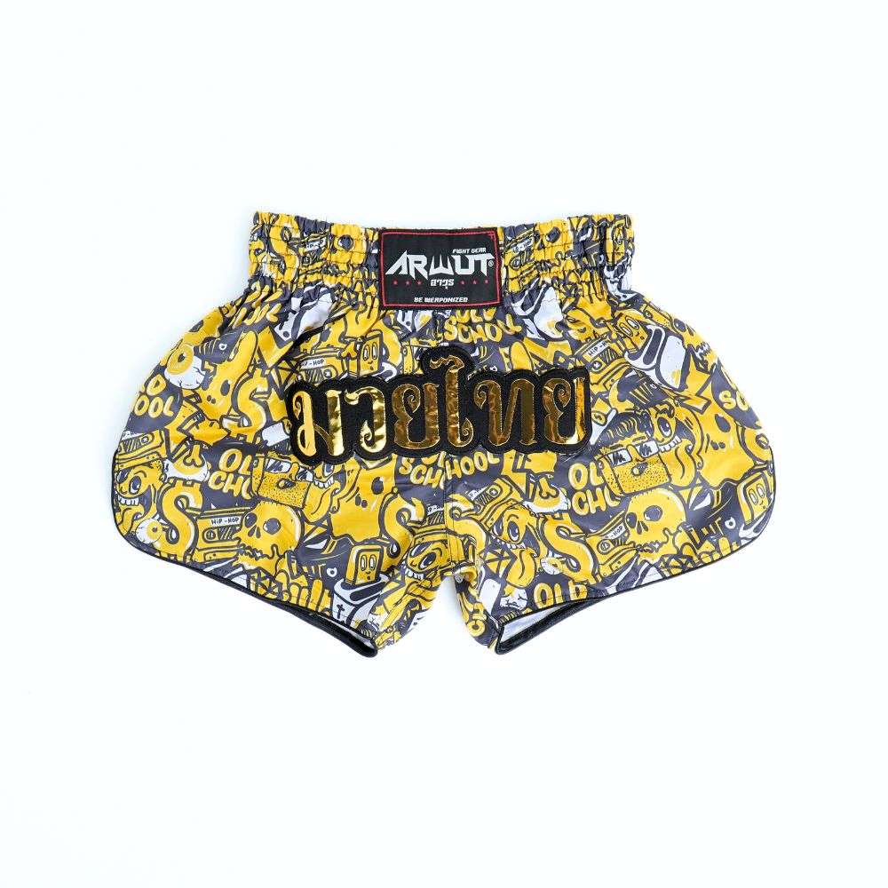 ARWUT [S003] "OLD SCHOOL GRAFFITI" Edition Muay Thai Shorts