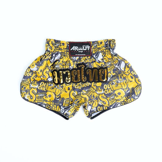 ARWUT [S003] "OLD SCHOOL GRAFFITI" Edition Muay Thai Shorts