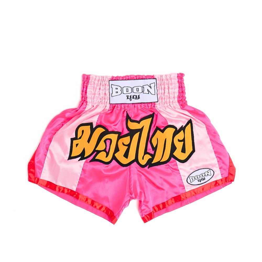 Boon [MT16] "PINK STRIPS" Muay Thai Shorts