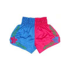 Boon [MT41] ''PINK-BLUE'' Muay Thai Shorts