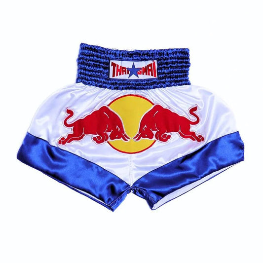 Boxer shorts with Red Bull logo and 'Thaismai' branding on a white background