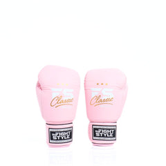 inFIGHTSTYLE Classic Muay Thai Boxing Gloves Pink