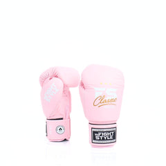 inFIGHTSTYLE Classic Muay Thai Boxing Gloves Pink