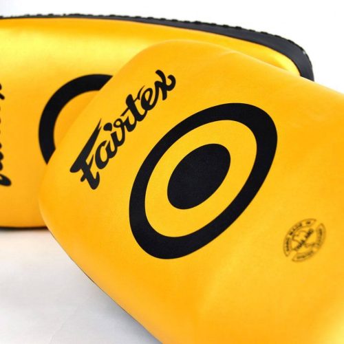 Fairtex [KPLC6] Single Strap Kick Pads - Gold