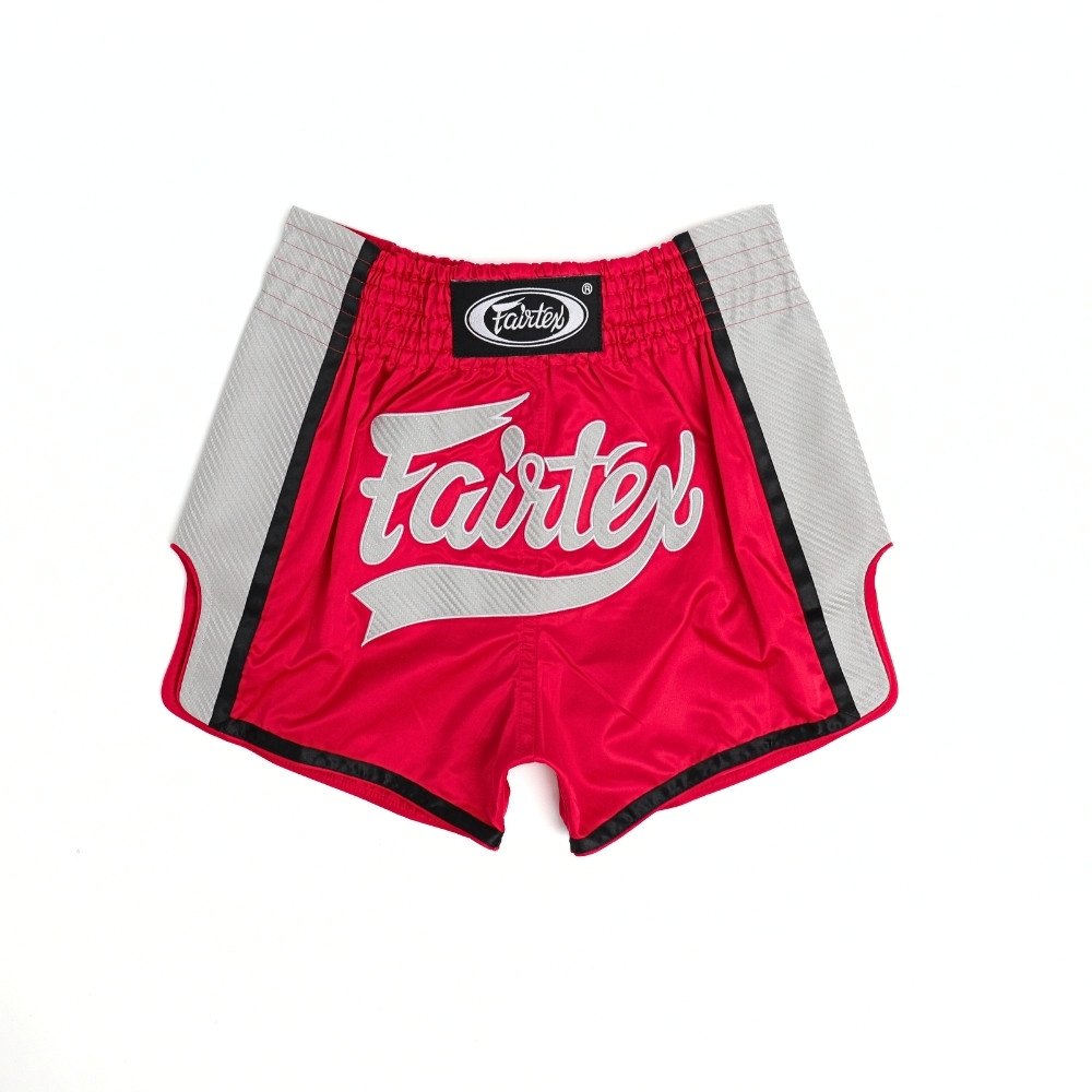 Fairtex [BS1704] Muay Thai Boxing Shorts Red/White