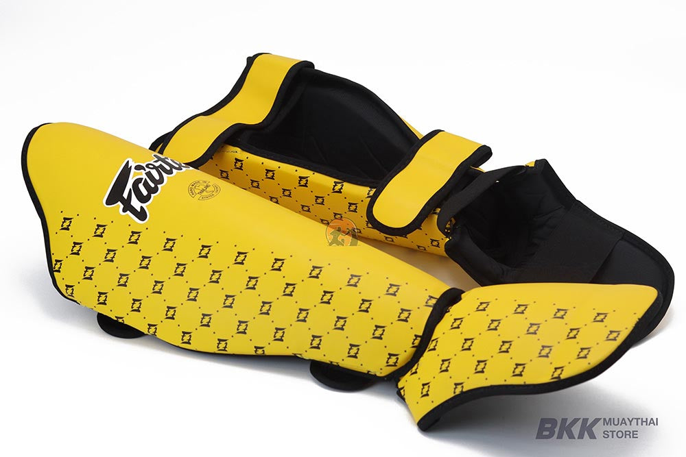 Fairtex [SP5] Shin Guards Competition Yellow
