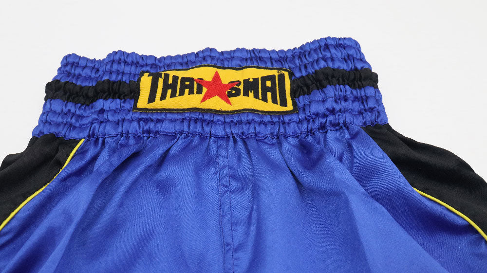 THAISMAI Classic Muay Thai Boxing Shorts Blue