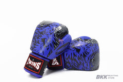 Twins Special [FBGV-50] Wolf Boxing Gloves Black/Blue
