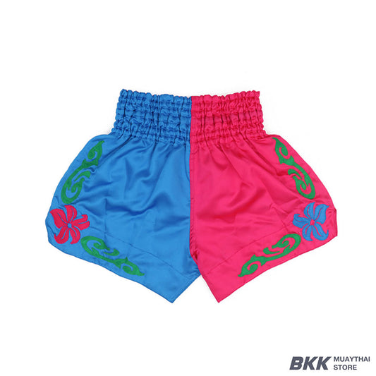 Boon [MT41] ''PINK-BLUE'' Muay Thai Shorts