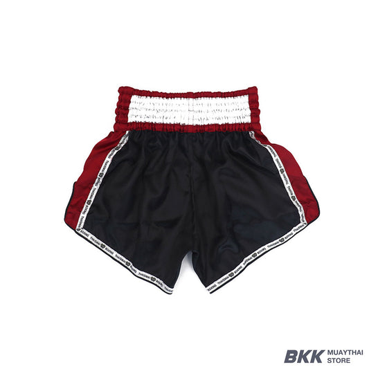 THAISMAI Muay Thai Boxing Shorts Black/Burgundy