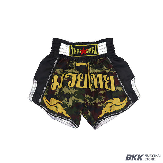 THAISMAI Camo Green Muay Thai Shorts
