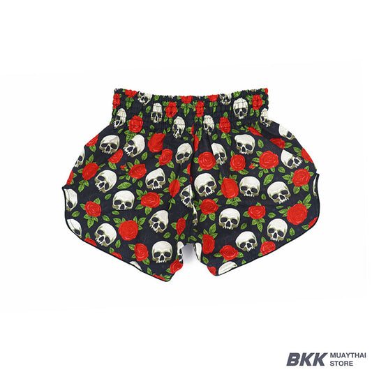 ARWUT [S005] "GOTHIC SKULLS & ROSES" Edition Muay Thai Shorts