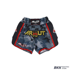 Arwut Grey/Black Camo Shorts [BS3]