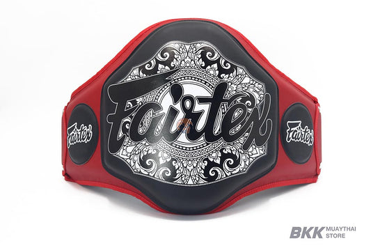 Fairtex [BPV2] Leather Belly Pad Red