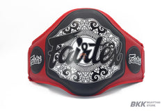 Fairtex [BPV2] Leather Belly Pad Red