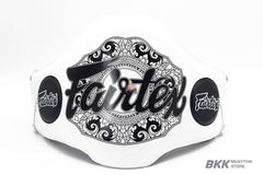Fairtex [BPV2] Lightweight Leather Belly Pad White