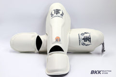 Top King [TKSGP-GL] Shin Guards "Pro" White