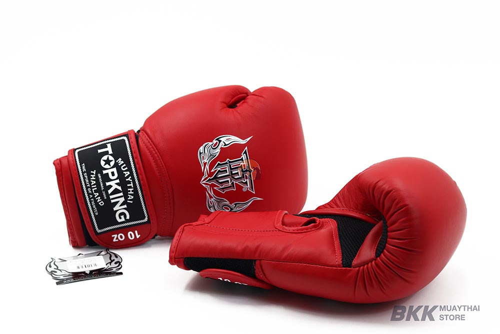 Top King [TKBGSA] “Super Air” Boxing Gloves Red