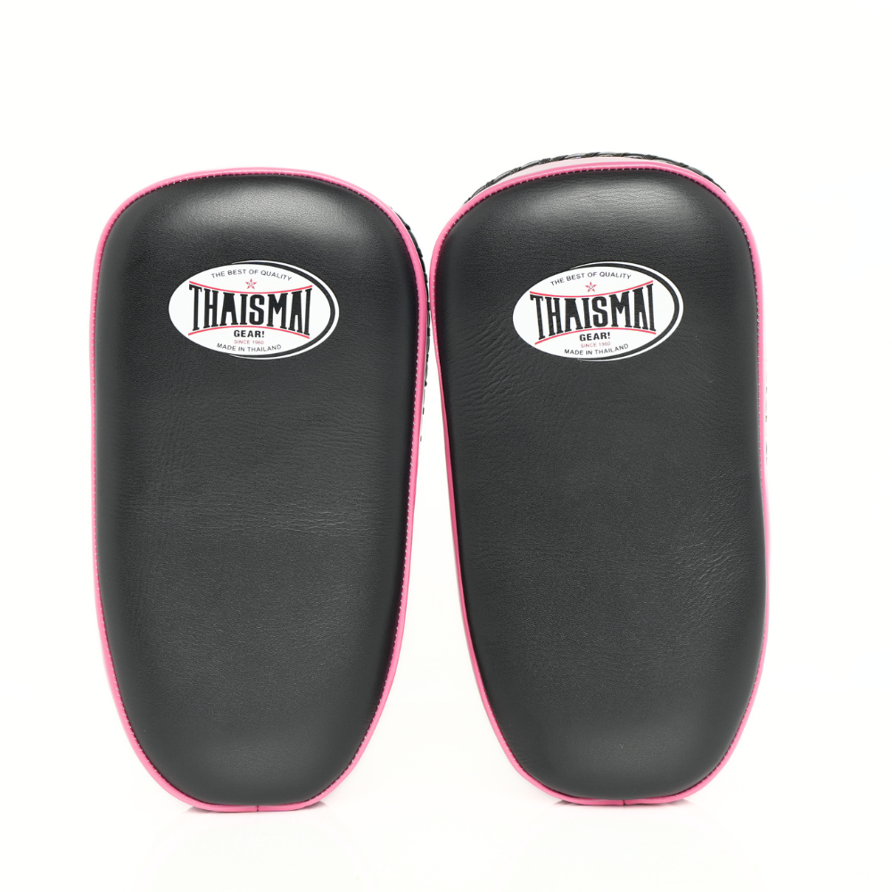 ThaiSmai Muay Thai Kick Pads Black PINK KP-143