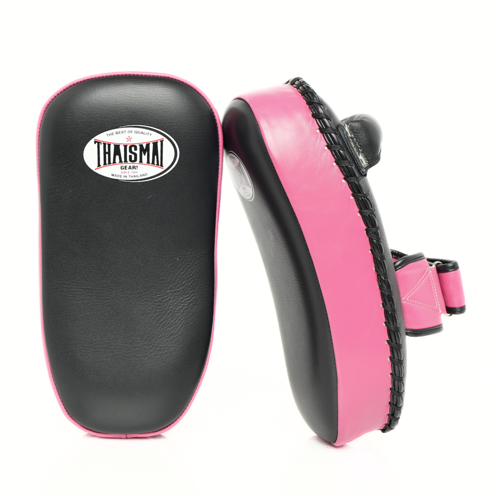 ThaiSmai Muay Thai Kick Pads Black PINK KP-143