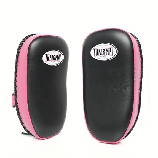 ThaiSmai Muay Thai Kick Pads Black PINK KP-143