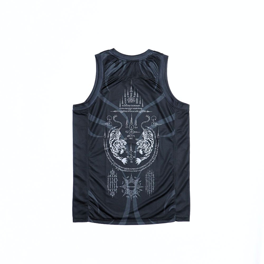 YOD-X Muay Thai Sak Yant Tiger Sleeveless Training Tank