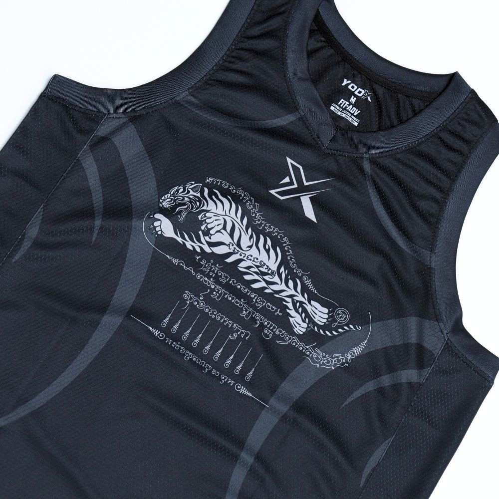 YOD-X Muay Thai Sak Yant Tiger Sleeveless Training Tank