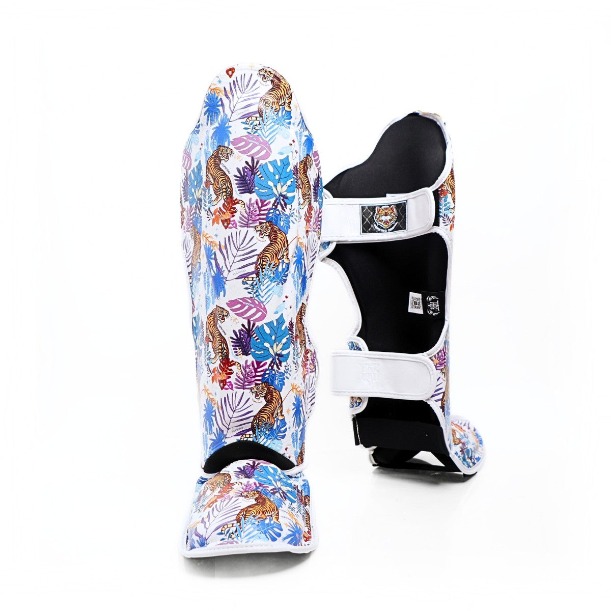 Top King TKSGWT Shin Guards Tiger Design