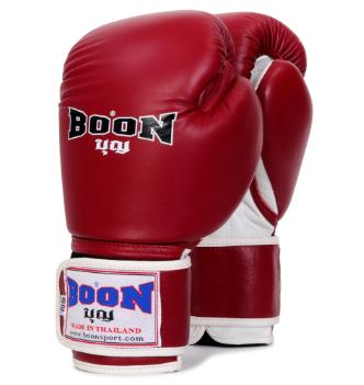 BOON BGVBU Classic Velcro Glove Burgundy/White