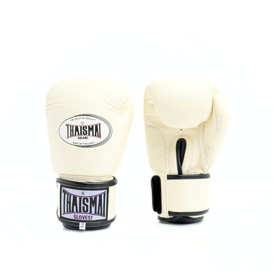 THAISMAI [BG124] Muay Thai Boxing Gloves White