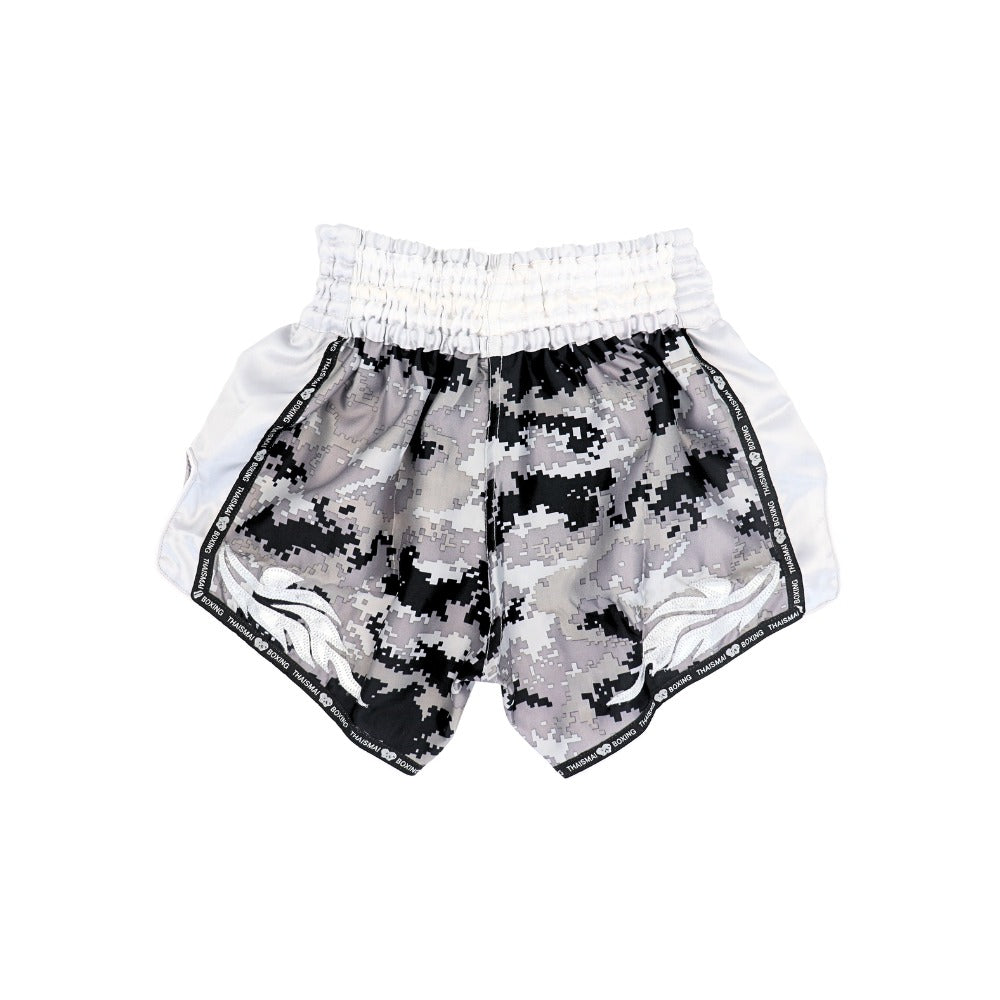 THAISMAI Camo Grey Muay Thai Shorts