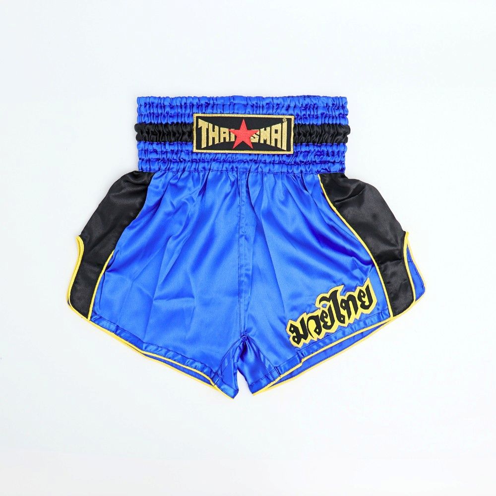 THAISMAI Classic Muay Thai Boxing Shorts Blue