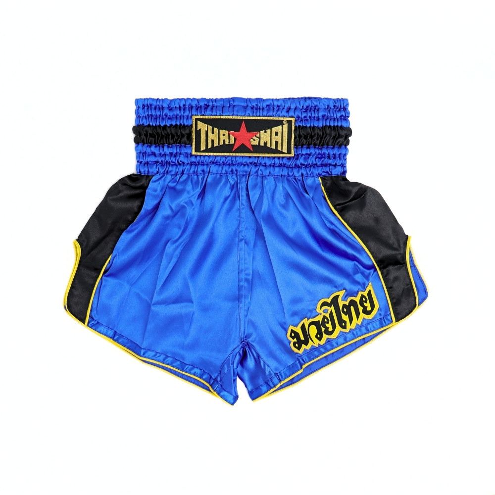 THAISMAI Classic Muay Thai Boxing Shorts Blue